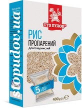 Рис пропарений (Сто ПУДІВ) 5*80г вар пакет (4)